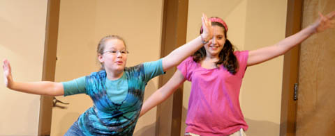 Hannah and Adina in Emma's Play